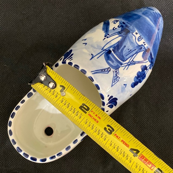 Vintage Authentic Royal Delft Porcelain Hand Painted Dutch Shoe - Picture 6 of 7